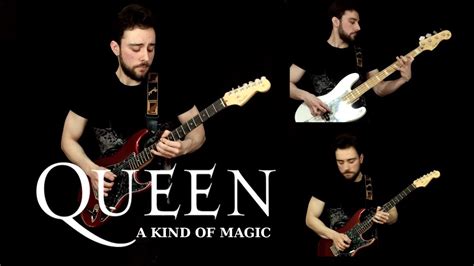 Queen A Kind Of Magic Guitar Solos Cover Youtube