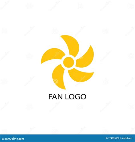Fan Logo Vector Stock Vector Illustration Of Wind Corporate 174095350