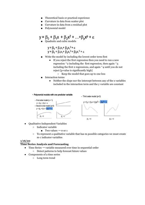 Economic Statistics II Study Guide | ECON 203 - Economic Statistics II