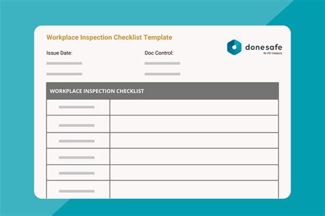 Sample Workplace Safety Inspection Checklist Template Hsi Donesafe