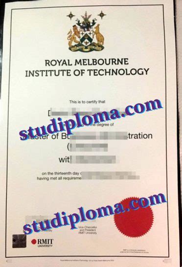 Buy Rmit Fake Diploma Royal Melbourne Institute Of Technology