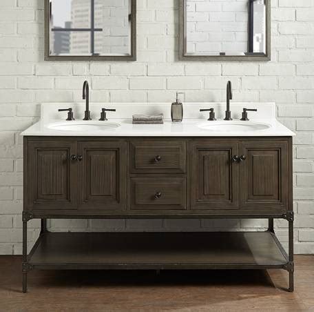 Napa 60 open shelf bathroom vanity. 60" Fairmont Designs Toledo Double Sink Vanity - Bathroom ...