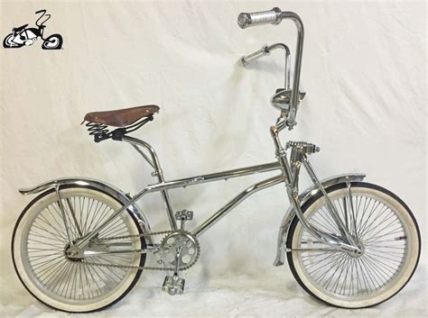 Bmx Lowrider Bike With Chrome And Leather