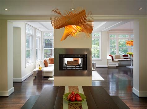 Double Sided Fireplace Designs For Your Living Room