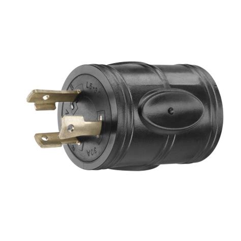 Powerfit Pf923077 120 Volt 3 Prong Male Plug Adapter Twist For 30 Amp
