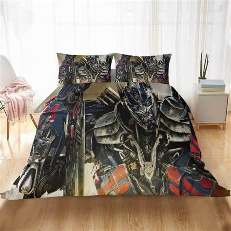 Amazon Com Transformers Duvet Cover Sets For Boys Girls Bumblebee Optimus Prime Bed Set Ultra