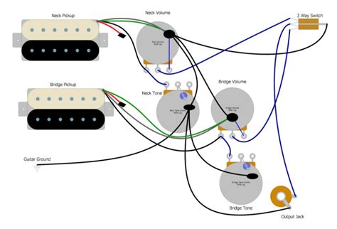 Wiring Diagram For Gibson Les Paul Guitar