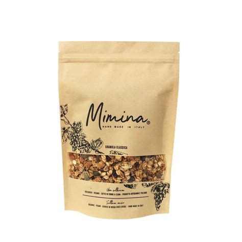 Download Custom Printed Doypack Resealable Ziplock Brown Kraft ...