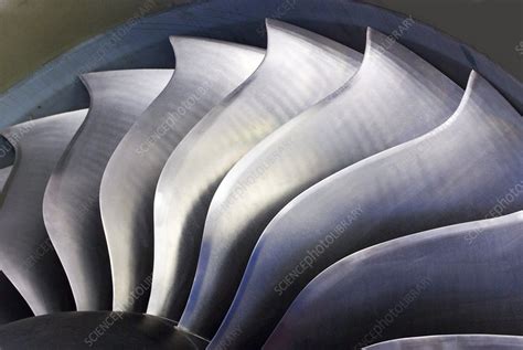 S Curve Fan Blades Stock Image C0072403 Science Photo Library
