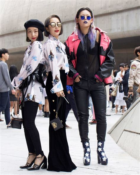 Street Style Seoul Fashion Week 29 Eclectic Looks From Outside The