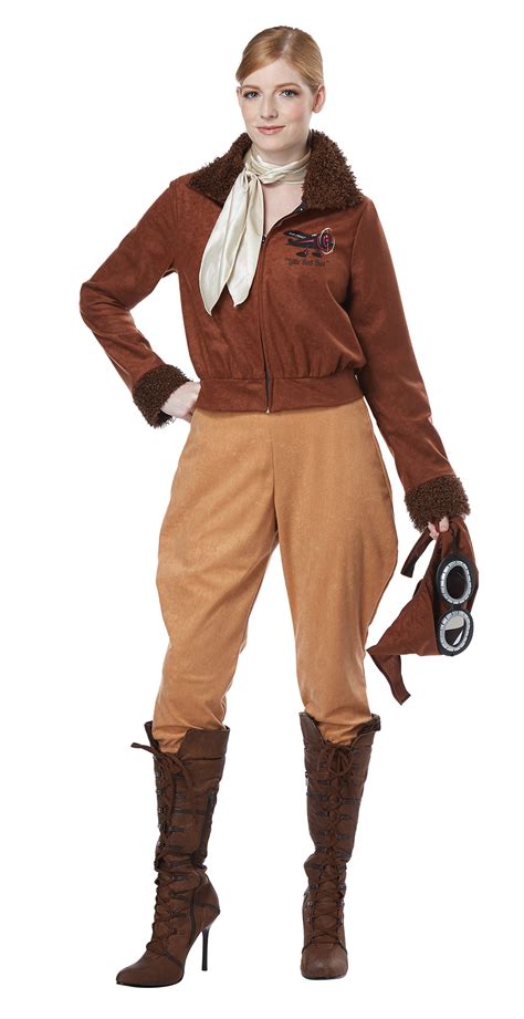 Adult Amelia Earhart Women Costume 3499 The Costume Land