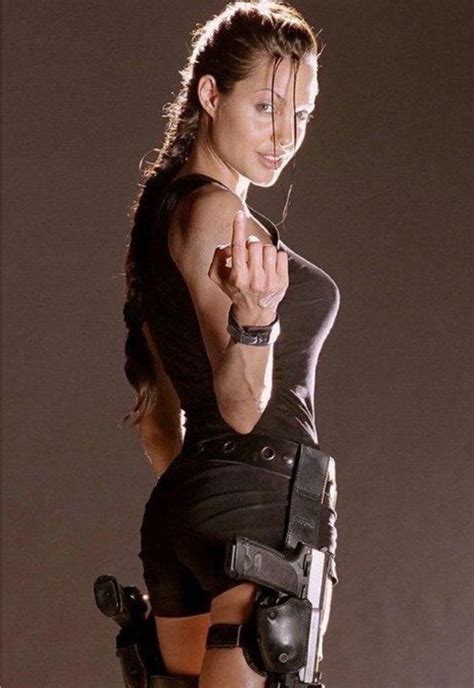 Angelina Jolie Lara Croft Lara Croft Angelina Jolie In Lara Croft Tomb Raider Angelina Jolie