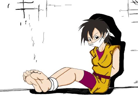 gina tied up gagged and barefooted by rfyle119 on deviantart