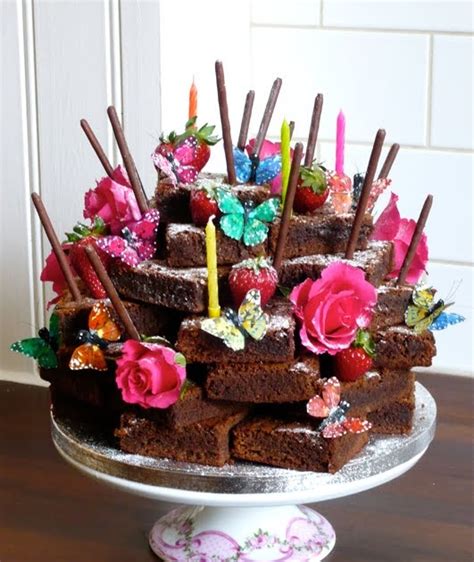 Louises Kitchen And Other Rooms A Stack Of Chocolate Brownies With