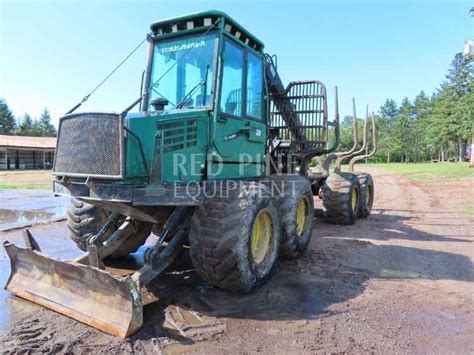 Red Pine Equipment Timberjack 1110 Double Bunk 8 Wheeled Forwarder