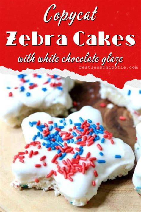 Little debbie starcrunch inspired cupcakes. Zebra Cake Recipe: Little Debbie Copycat | Recipe in 2020 | Favorite dessert recipes, Dessert ...
