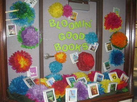 Bloomin Good Books Spring Bulletin Board Idea Spring Bulletin