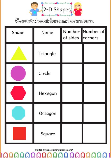 2d Printable Shapes That Is Shapes Are Represented On The X And Y Axis