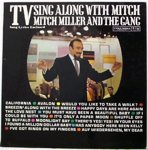 Mitch Miller Tv Sing Along With Mitch Miller And The Gang How To