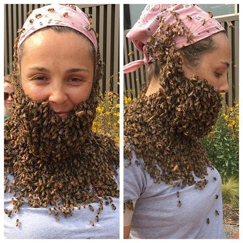 Andrew Zimmern On Twitter Therishia In Full Bee Beard Can You Do This Wow Simply Amazing
