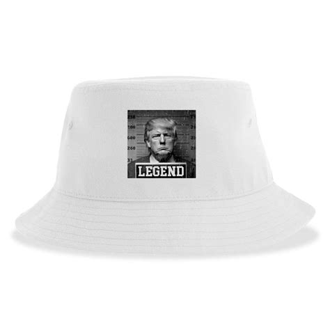 Trump 2024 Mugshot President Legend Sustainable Bucket Hat Teeshirtpalace