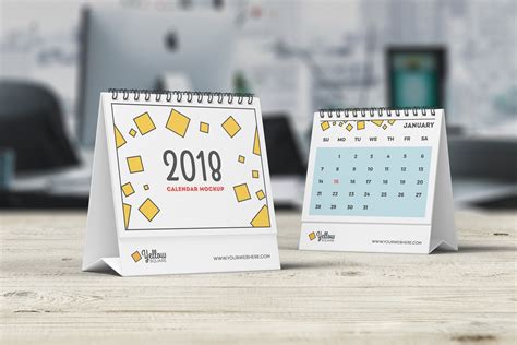 Desk Calendar Mockup Desk Calendar Mockup Free Mockup Mockup Free Psd