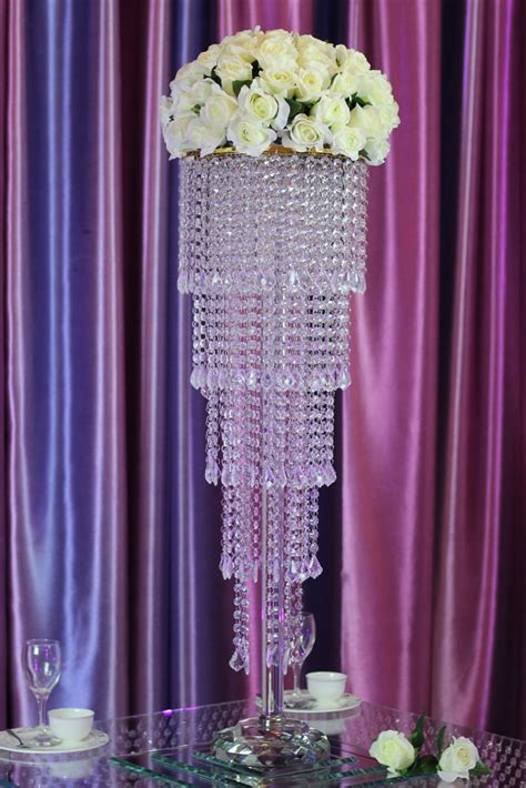 Wholesale Crystal Centerpiece For Wedding Table Decoration In Party Diy