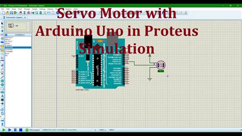 Using Servo Motor With Arduino Proteus Simulation Youtube