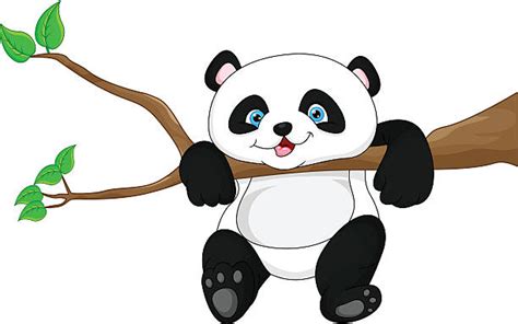 Royalty Free Panda Vector Tree Fun Clip Art Vector Images
