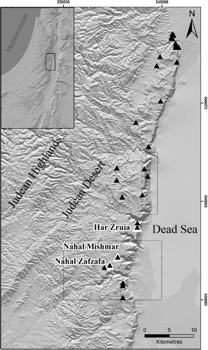 The Location Of The Judean Desert In The Southern Levant Upper Left