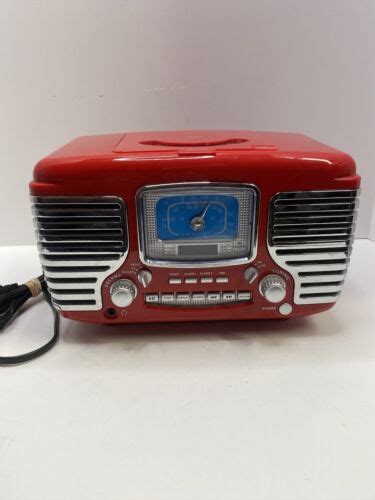 Crosley Corsair Vintage Style Radio Cd Player Alarm Clock Model