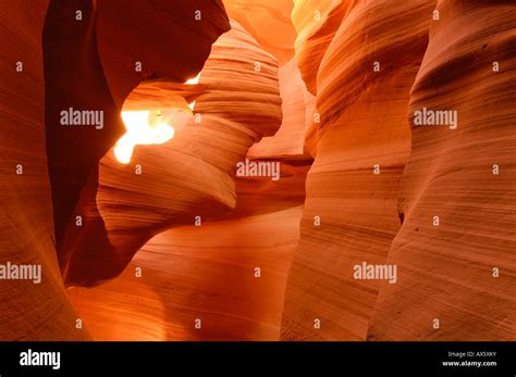 Sandstone Formations At Lower Antelope Canyon Slot Canyon Arizona Usa
