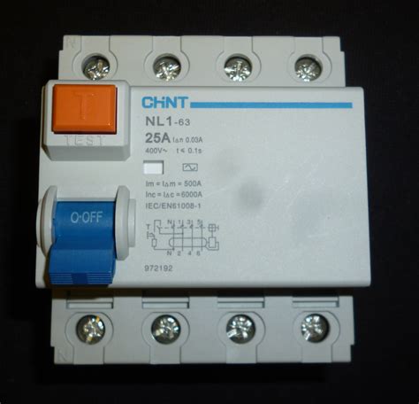 Chint 4 Pole Rcd Nl1 Series Chalon Components Ltd