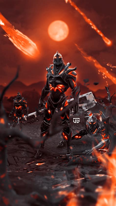 Fortnite Season 9 Poster Featuring The Ruin Skin And The Recent Volcano