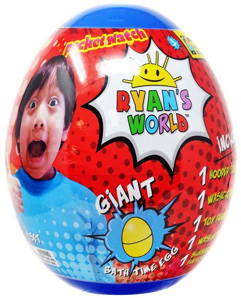 Ryans World Giant Bath Time Egg Mystery Surprise Blue