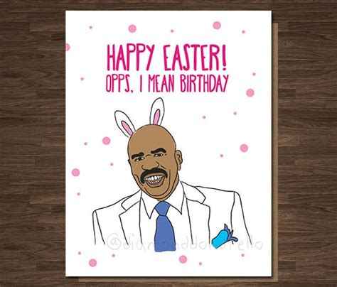 Funny Birthday Card Steve Harvey Valentines Birthday Funny