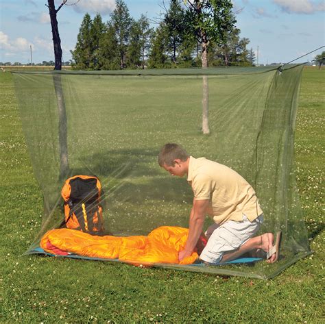 Coghlans Rectangular Mosquito Net Green Mesh Netting Protects From