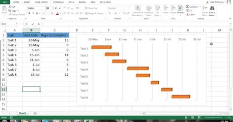 How To Make A Gantt Chart In Microsoft Excel