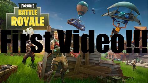 Fortnite Battle Royale First Gameplay Youtube