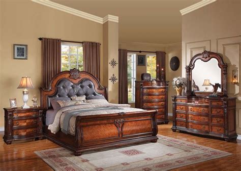 Your king bed is one of the most luxurious pieces of furniture in your bedroom, so why not dress it up to match? Antique Traditional Formal Luxury Nathaneal Queen King ...