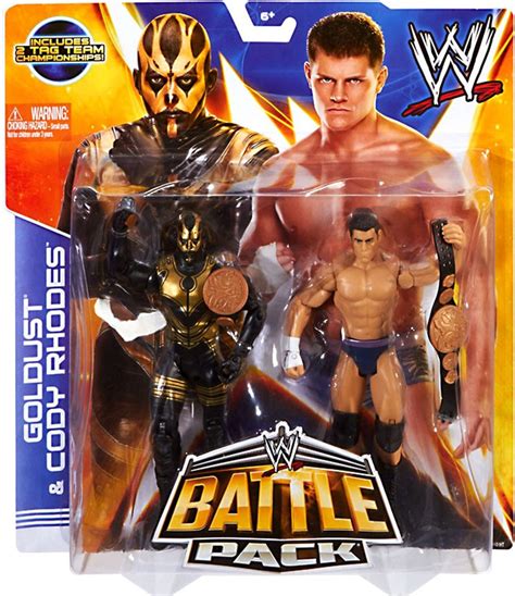 Wwe Wrestling Series 29 Goldust Cody Rhodes 6 Action Figure 2 Pack 2
