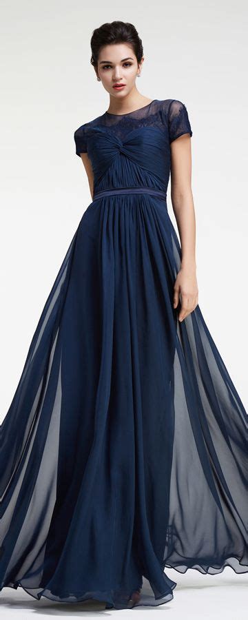 About 28% of these are bridesmaid dresses, 1% are wedding dresses, and 68% are plus size dress & skirts. Modest Navy Blue Prom Dresses with Sleeves | Prom dresses ...
