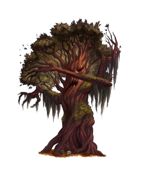 Evil Tree Treant Pathfinder 2e Pfrpg Dnd Dandd 35 5e 5th Ed D20