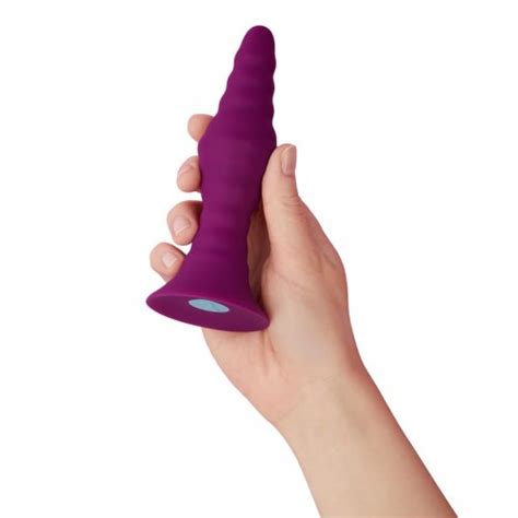 Pyra Large Remote Control 10 Function Rechargeable Ribbed Silicone Butt