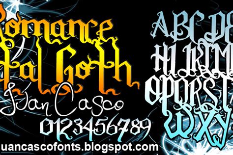 Romance Fatal Goth Font Juan Casco Fontspace
