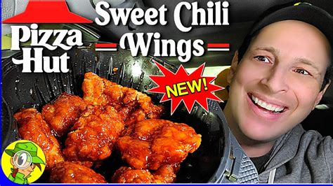Pizza Hut 🍕 Sweet Chili Boneless Wings Review 🌶️ 🍗 Wingstreet Peep