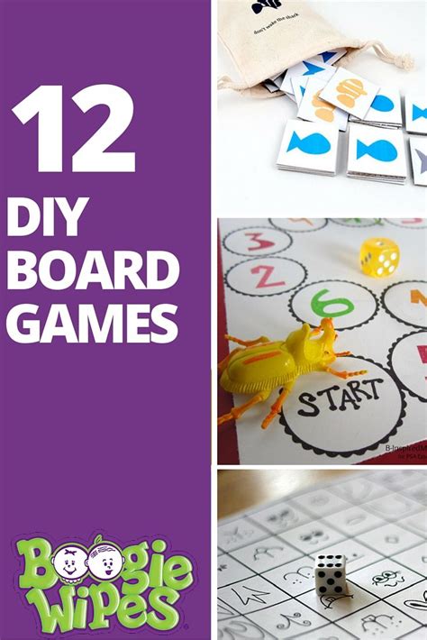 12 Diy Board Games For Kids Homemade Board Games