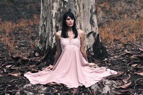 Free Photo Shallow Focus Photography Of Black Haired Woman In Pink