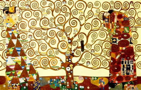 Gustav Klimt The Tree Of Life A Árvore Da Vida Klimt Art Framed Art
