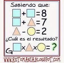 Juegos matemáticos, ✅ en este video encuentras 4 juegos mentales matematicos, ✅ con respuesta. Resultado de imagen para retos matematicos con respuesta para primaria | Acertijos matematicos ...